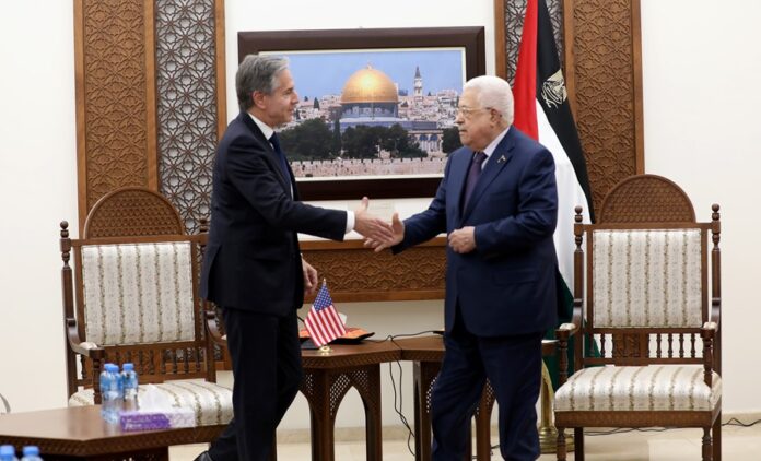 US Secretary of State Antony Blinken visit Ramallah